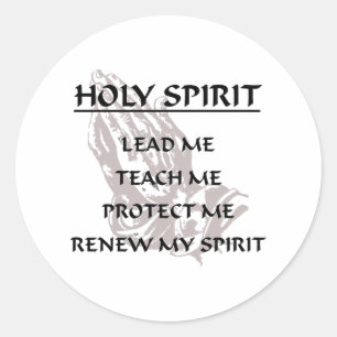 ADESIVO REDONDO HOLY SPIRIT