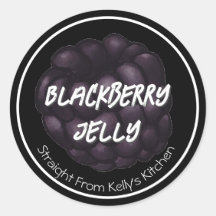 Home Canning Business Blackberry Jelly Jam Label