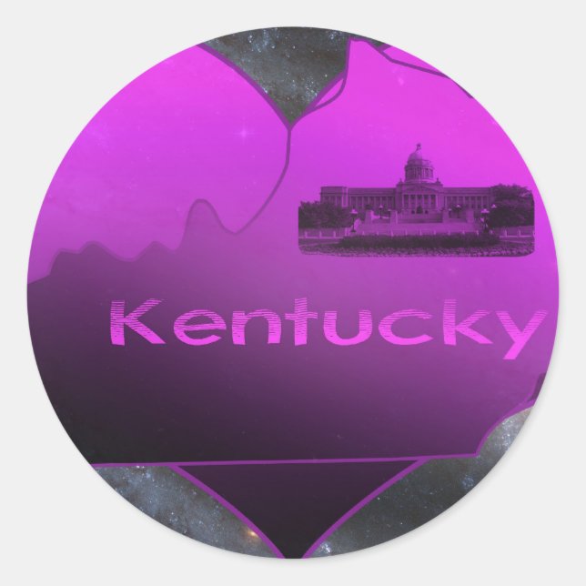 Adesivo Redondo Home Kentucky (Frente)