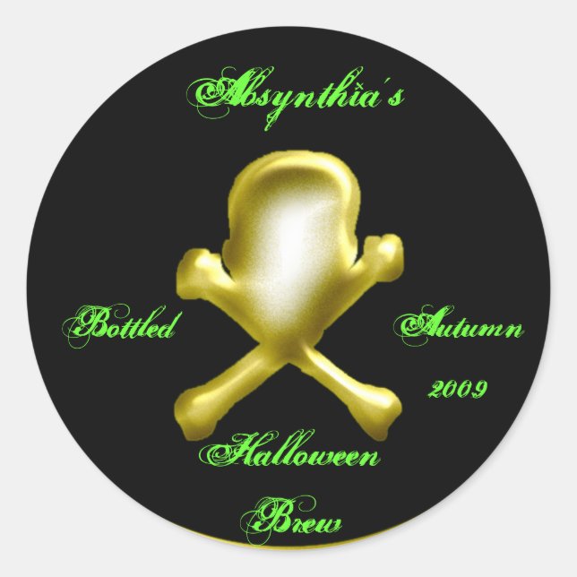 Adesivo Redondo homebrew (Frente)