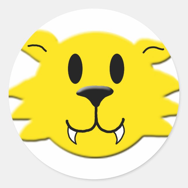 Adesivo Redondo Homem-lobo (Frente)