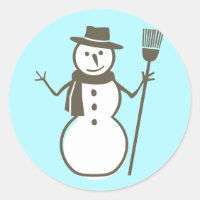 Homem-neve, azul-gelo