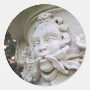 Adesivo Redondo Homem Verde