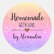 Homemade com o amor clássico do arco-íris