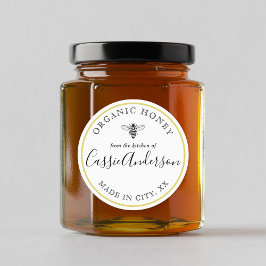 Adesivo Redondo Homemade Russo Moderno Personalizado