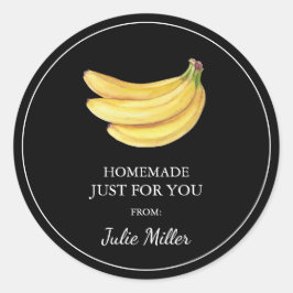 Adesivo Redondo Homemade só para você.