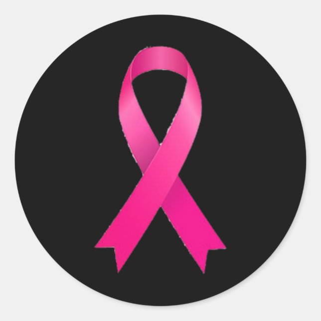 Adesivo Redondo Homens do Dia do Cancer no Mundo (Frente)