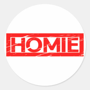 Adesivo Redondo Homie Stamp
