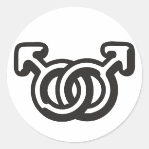 Adesivo Redondo HomoMen