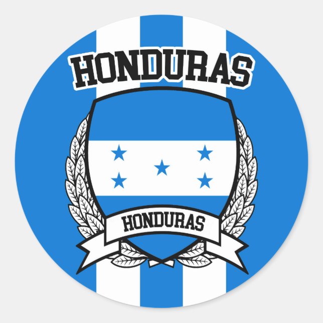 Adesivo Redondo Honduras (Frente)