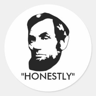 Adesivo Redondo Honesta Abe