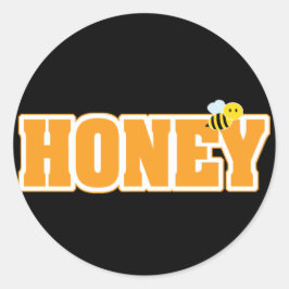 ADESIVO REDONDO HONEY BEE
