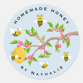 Adesivo Redondo Honey Jar Sticker