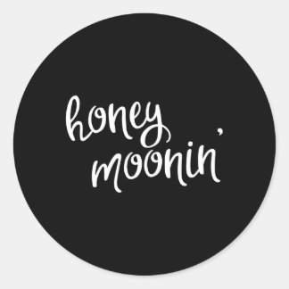 Adesivo Redondo Honeymooning Weding Honeymoon Tour Honeymoonin Fo