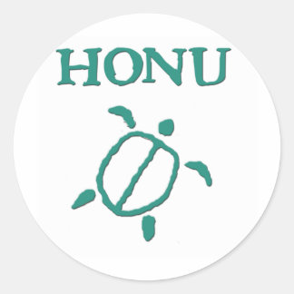 Adesivo Redondo Honu Petroglicph Stickers
