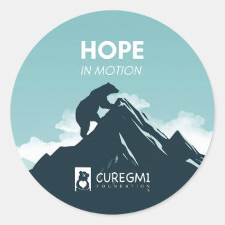 Adesivo Redondo Hope in Motion for GM1 Gangliosidosis