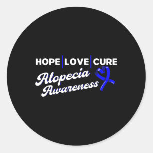 Adesivo Redondo Hope Love Cure Suporta Alopecia Sensibilização Fit