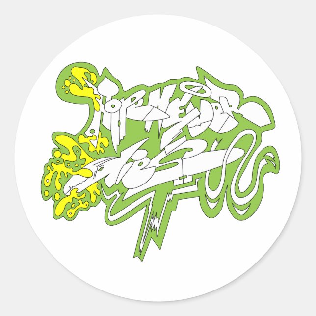 Adesivo Redondo Hope Never Dies" – Bold Streetwear Statement (Frente)