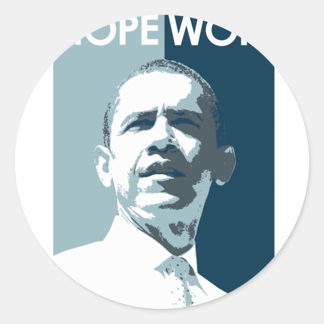 Adesivo Redondo Hope Won (Frente)