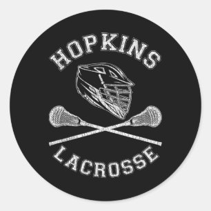 Adesivo Redondo Hopkins Lacrosse Vintage - Lâx Retroativa Desapont