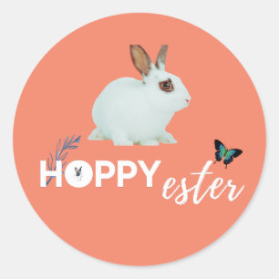 Adesivo Redondo Hoppy Ester Funny Design