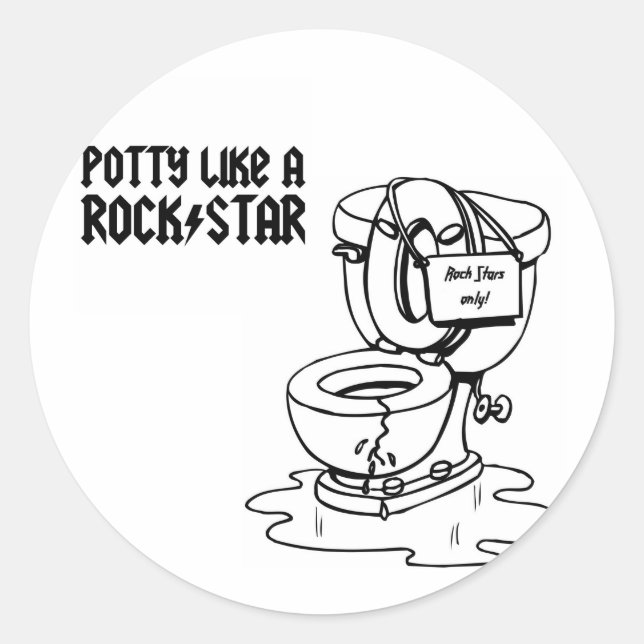 Adesivo Redondo Hora da Potência! - Designer Sticker (Frente)