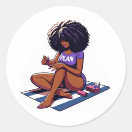 Adesivo Redondo Hora do Homegirl Me