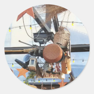 Adesivo Redondo Hora do inverno