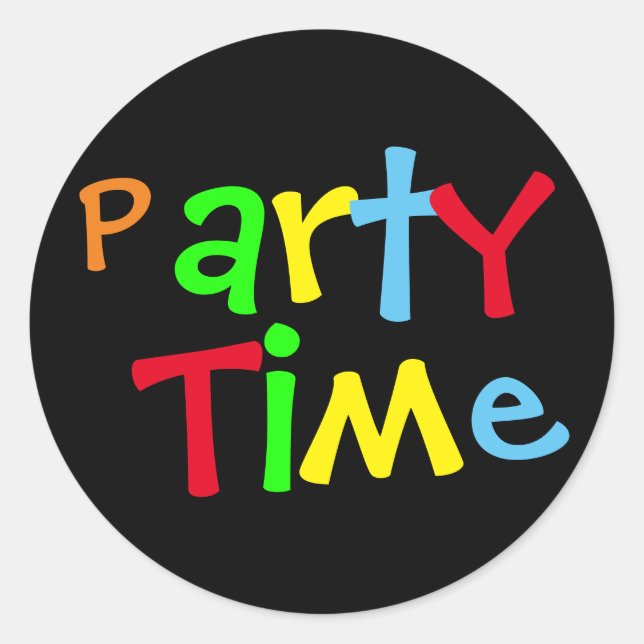 Adesivo Redondo Hora do Partido (Frente)