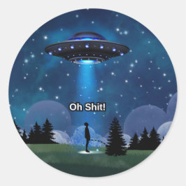 Adesivo Redondo Hora Errada De Abaixar As Calças