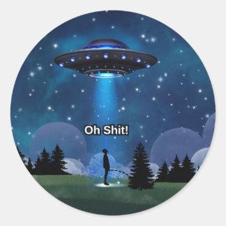 Adesivo Redondo Hora Errada De Abaixar As Calças