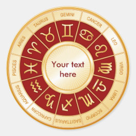 Adesivo Redondo Horoscópio Mandala