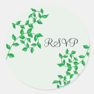 Adesivo Redondo Hortas Macias RSVP