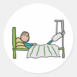 Adesivo Redondo Hospital Bed