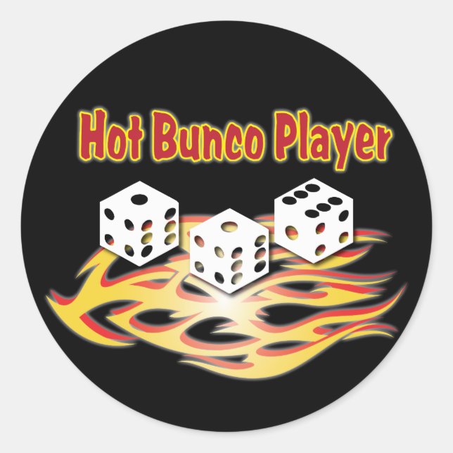 Adesivo Redondo hot bunco (Frente)