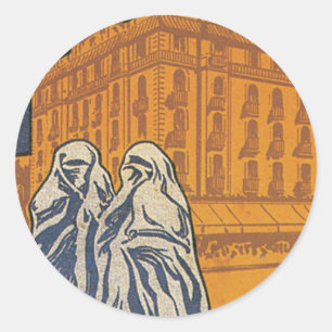 Adesivo Redondo Hotel Excelsior Casablanca