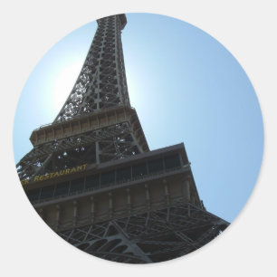 Adesivo Redondo Hotel Las Vegas Paris