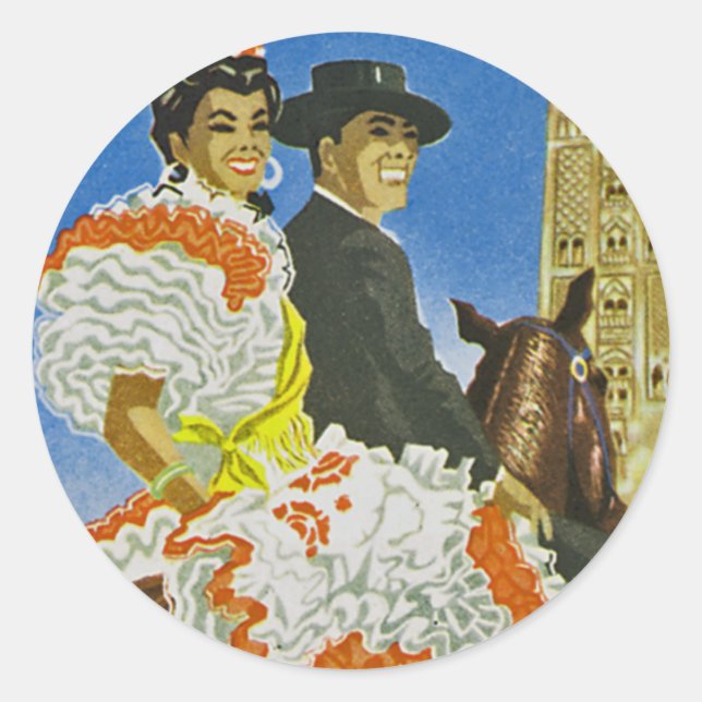 Adesivo Redondo Hotel Madrid (Frente)