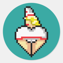 Adesivo Redondo Hottie Sticker do hospital