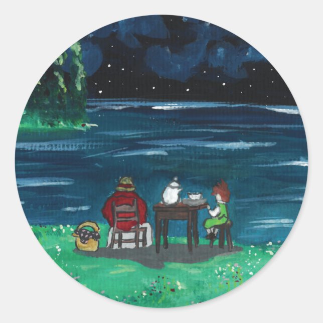 Adesivo Redondo Howl's Moving Castle Stickers (Frente)