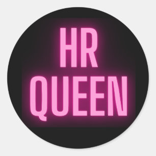 Adesivo Redondo HR Queen 👸 🏻 👑 STICKER