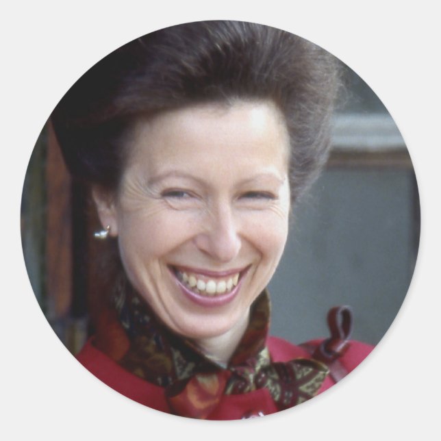 Adesivo Redondo HRH A Princesa Real (Frente)