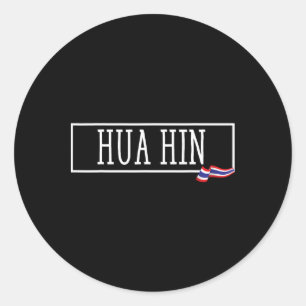 Adesivo Redondo Hua Hin Tailândia Lembrança Siam Prathet Mulheres 