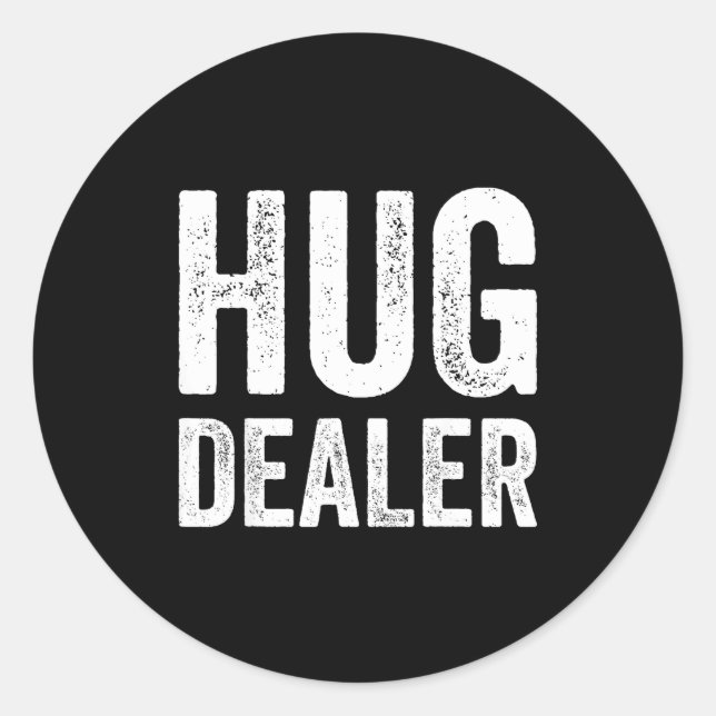 Adesivo Redondo Hug Er Muscle Tank Fitness Gym Lifting Workout  (Frente)