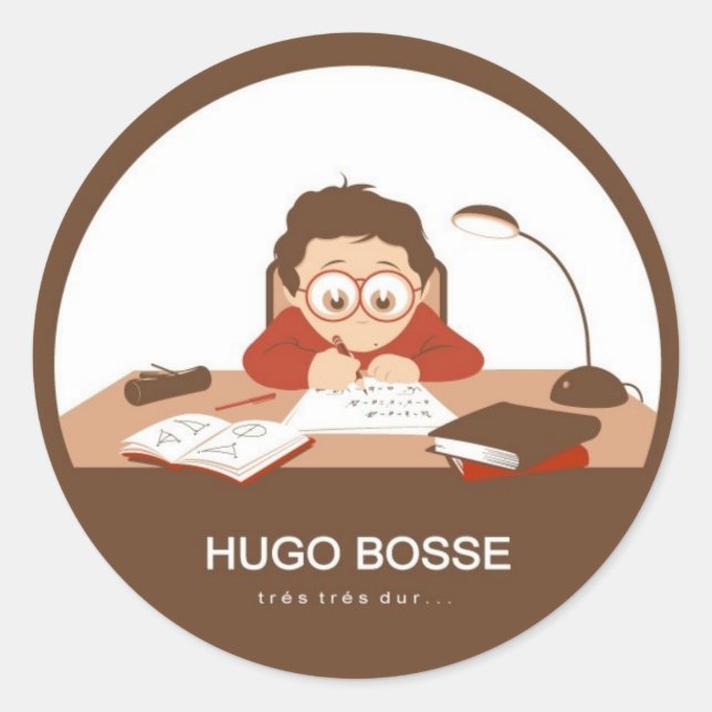 Adesivo Redondo Hugo (Frente)