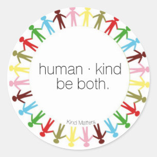 Adesivo Redondo humano · amável