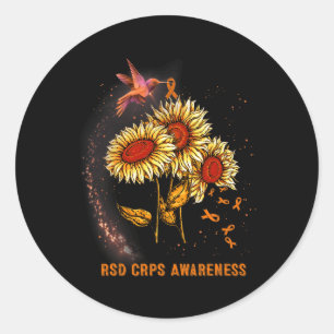 Adesivo Redondo Hummingbird RSD Sensibilização CRPS
