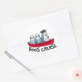 Adesivo Redondo Humor de Dia das Bruxas