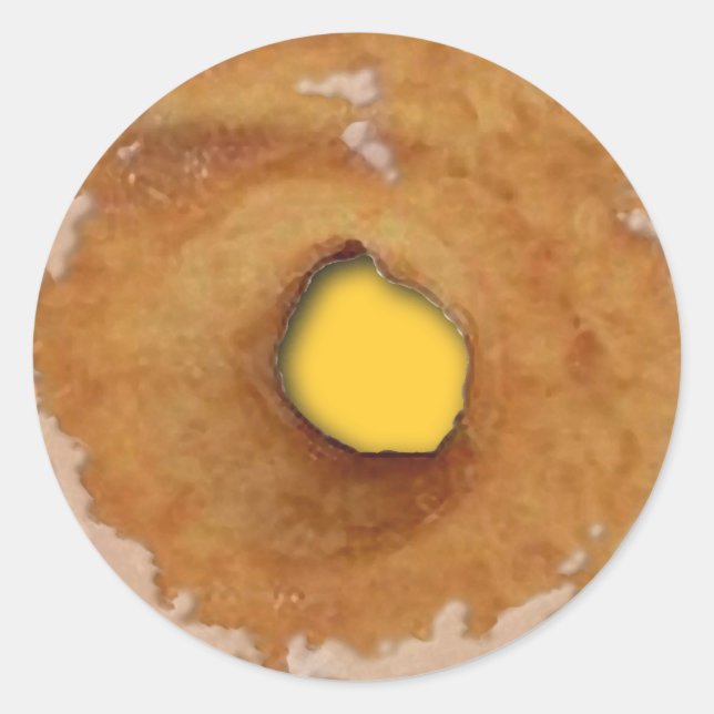 Adesivo Redondo HUMOR rosquinha (Frente)