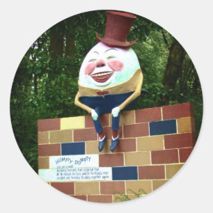 Adesivo Redondo Humpty Dumpty